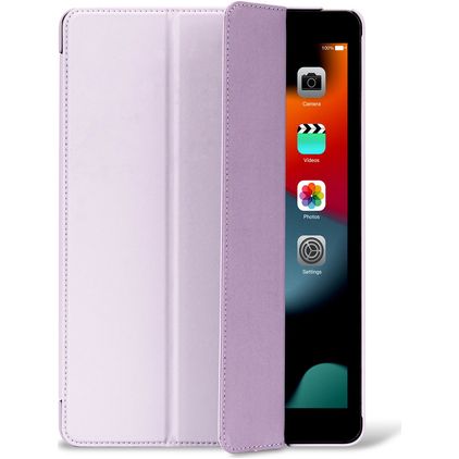 Decoded Textured Slim iPad 10 (2022) Hülle Flexibles Silikon Klapphülle - Lavendel