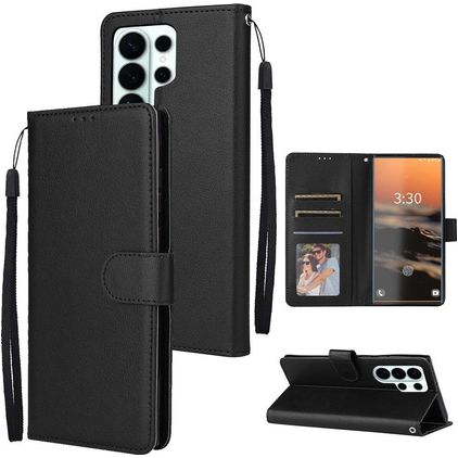 Mobigear Wallet Samsung Galaxy S26 Ultra Klapphülle Portemonnaie - Schwarz