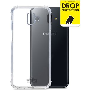 My Style Protective Flex Durchsichtig Samsung Galaxy J6 Plus Hülle Flexibles TPU Backcover Stoßfest - Transparent