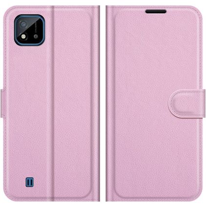 Mobigear Classic Realme C11 (2020) Hülle Klapphülle Geldbörse - Pink