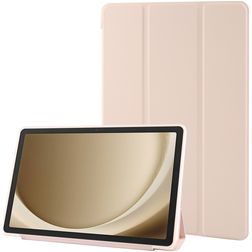 Mobigear Tri-Fold Gel Samsung Galaxy Tab A9 Plus (2023) Hülle TPU,Kunstleder Klapphülle - Roségold