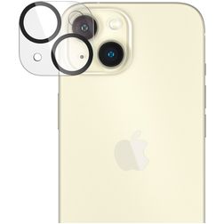 PanzerGlass PicturePerfect iPhone 15 Gehärtetes Glas Kamera Schutz - Hüllenfreundlich - Schwarz