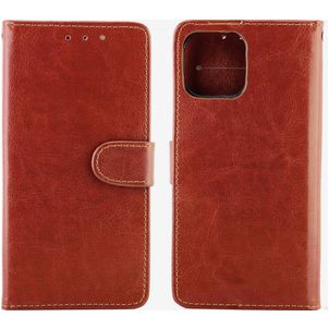 Mobigear Wallet Xiaomi Mi 11 Lite Hülle Klapphülle Geldbörse - Braun
