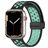 Mobigear Sport Plus Mag Silikon Apple Watch Armband Magnetverschluss - 42/41/40/38 mm - Schwarz / Türkis