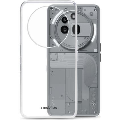 Mobilize Gelly Transparent Nothing Phone (3a) Pro TPU (flexibel) Backcover - Transparent