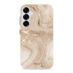 MIO Samsung Galaxy S25 Plus MagSafe Hülle Hardcase Backcover - Gold Marble