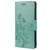 Mobigear Flowers Samsung Galaxy A53 Hülle Klapphülle Geldbörse - Türkis