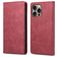 Mobigear Wallet iPhone 16 Pro Max Hülle Klapphülle Geldbörse - Rot