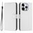 Mobigear Urban Wallet iPhone 16 Pro Hülle Klapphülle Geldbörse - Weiß