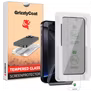 GrizzlyCoat AlignPro AntiSpy iPhone 16 Pro Max Panzerglas Gehärtetes Glas Displayschutz Privacy - Hüllenfreundlich + Applikator