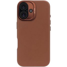 Decoded iPhone 16 MagSafe Hülle Echtes Leder Backcover - Tan