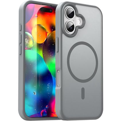 Mobigear Shockproof iPhone 17 MagSafe Hülle Hardcase Backcover - Grau