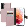 Mobiparts Saffiano Wallet Samsung Galaxy S21 Hülle Klapphülle Geldbörse - Pink