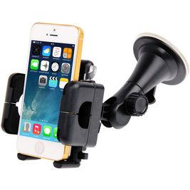 Mobigear Autohalterung Saugnapf Klemme Universal - Schwarz