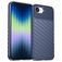 Mobigear Groove iPhone 16e Hülle Flexibles TPU Backcover - Blau
