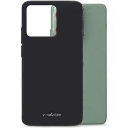 Mobilize Rubber Gelly Motorola Edge 70 Hülle Flexibles TPU Backcover - Schwarz
