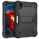 Mobigear ShieldStand iPad Mini 6 (2021) Hülle Kunststoff,Silikon Backcover + Stifthalter + Ständer - Schwarz