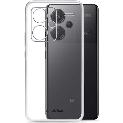 Mobilize Gelly Durchsichtig Xiaomi Redmi Note 13 Pro Plus Hülle Flexibles TPU Backcover - Transparent