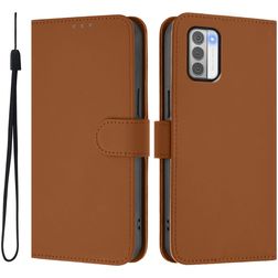 Mobigear Urban Wallet Nokia G42 Hülle Klapphülle Geldbörse - Braun