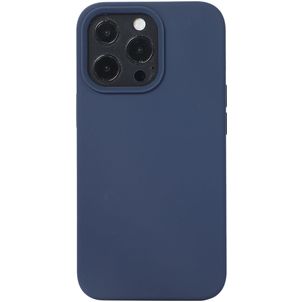 Mobigear Rubber Touch iPhone 14 Plus Silikon Hülle Backcover - Marineblau