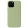Mobigear Rubber Touch iPhone 13 Pro Max Silikon Hülle Backcover - Pastellgrün