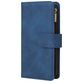 Mobigear Zipper iPhone 12 Mini Hülle Klapphülle Geldbörse - Blau