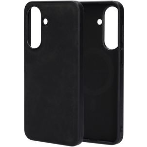 Mobiparts Classic Samsung Galaxy A27 MagSafe Hülle TPU,Kunstleder Backcover - Graphite Black