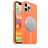 Mobigear Rubber Touch iPhone 12 Silikon MagSafe Hülle Backcover - Orange