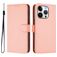 Mobigear Urban Wallet iPhone 16 Pro Hülle Klapphülle Geldbörse - Pink