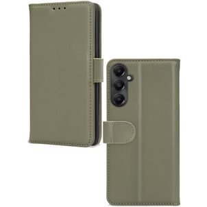 Mobilize Premium Gelly Wallet Samsung Galaxy A05s Hülle Klapphülle Geldbörse - Grün