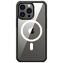 Valenta Full Cover iPhone 14 Plus MagSafe Hülle Gehärtetes Glas Backcover Stoßfest - Transparent / Schwarz