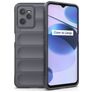 Mobigear Bumpy Realme C35 Hülle Flexibles TPU Backcover - Charcoal