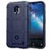 Mobigear Rugged Shield Nokia 2.2 Hülle Flexibles TPU Backcover Stoßfest - Blau