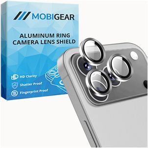 Mobigear Single Lens iPhone 17 Pro Max Panzerglas Gehärtetes Glas Kameralinsen Schutz - Hüllenfreundlich - Silber