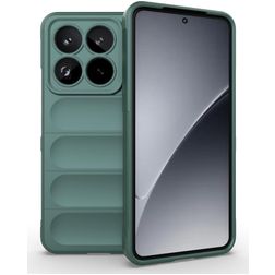Mobigear Bumpy Xiaomi 15 Pro Hülle Flexibles TPU Backcover - Grün