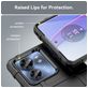 Mobigear Rugged Shield Motorola Edge 40 Hülle Flexibles TPU Backcover Stoßfest - Schwarz