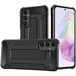 Mobigear Outdoor Samsung Galaxy A35 Hülle Hardcase Backcover Stoßfest - Schwarz
