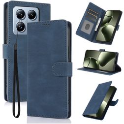 Mobigear Wallet Xiaomi 14T Pro Hülle Klapphülle Geldbörse - Blau