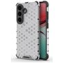 Mobigear Honeycomb Samsung Galaxy S26 Hülle Hardcase Backcover Stoßfest - Weiß