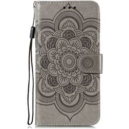Mobigear Mandala HONOR 9X Lite Hülle Klapphülle Geldbörse - Grau