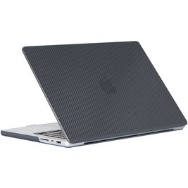Mobigear Carbon MacBook Pro 16 Zoll (2021-2026) Hardcase Hülle MacBook Case - Schwarz - Model A2485 / A2780 / A2991 / A3186 / A3428 / A3429