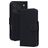 Mobiparts Wallet iPhone 17 Pro MagSafe Hülle Echtes Leder Klapphülle Geldbörse - Schwarz