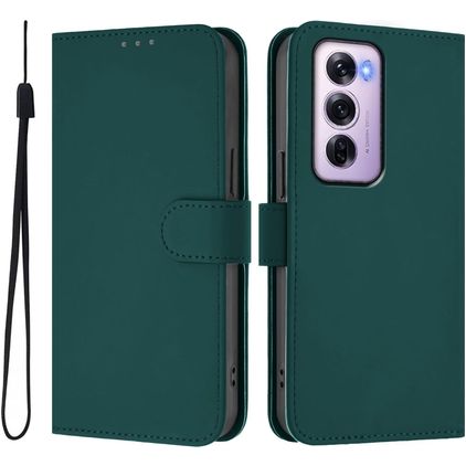 Mobigear Urban Wallet OPPO Reno 12 Pro Hülle Klapphülle Geldbörse - Grün