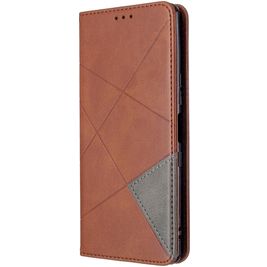 Mobigear Rhombus Slim Sony Xperia L4 Hülle Klapphülle - Braun