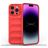 Mobigear Bumpy iPhone 15 Pro Max Hülle Flexibles TPU Backcover - Rot