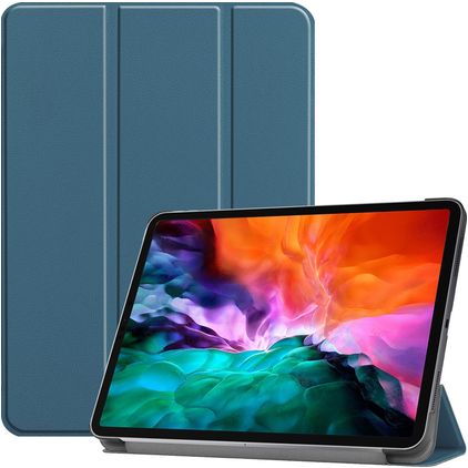 Mobigear Tri-Fold iPad Pro 12.9 Zoll (2022) Hülle Klapphülle - Grün