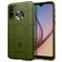 Mobigear Rugged Shield Samsung Galaxy A21 Hülle Flexibles TPU Backcover Stoßfest - Grün