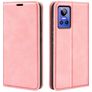 Mobigear Retro Slim Realme GT Neo 3 Hülle Klapphülle Geldbörse - Pink