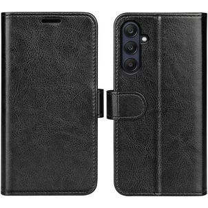 Mobigear Classic Samsung Galaxy A26 Hülle Klapphülle Geldbörse - Schwarz