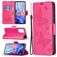 Mobigear Butterfly Xiaomi Redmi Note 11T Hülle Klapphülle Geldbörse - Magenta